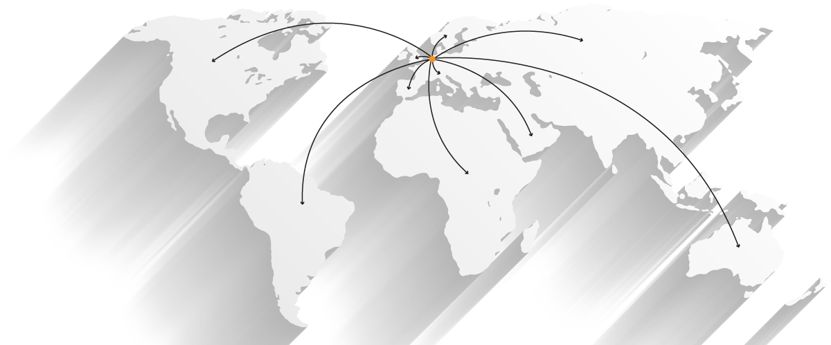 Wereldwijde import en export